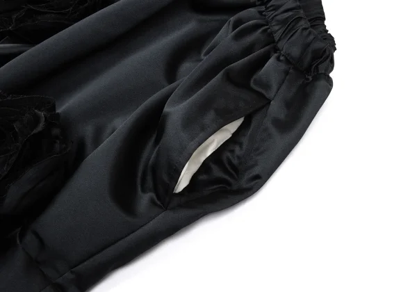 COMME des GARCONS Polyester Floral Corsage Skirt K-166610_006