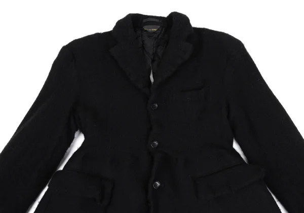COMME des GARCONS Wool Nylon Fulling Back Slit Jacket K-166613_003