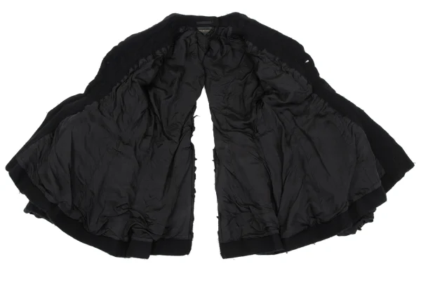 COMME des GARCONS Wool Nylon Fulling Back Slit Jacket K-166613_013