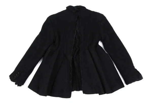 COMME des GARCONS Wool Nylon Fulling Back Slit Jacket K-166613_014