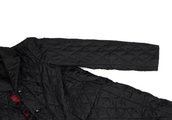 COMME des GARCONS Tulle Ruffle Layered Quilted Long Jacket K-166614_007