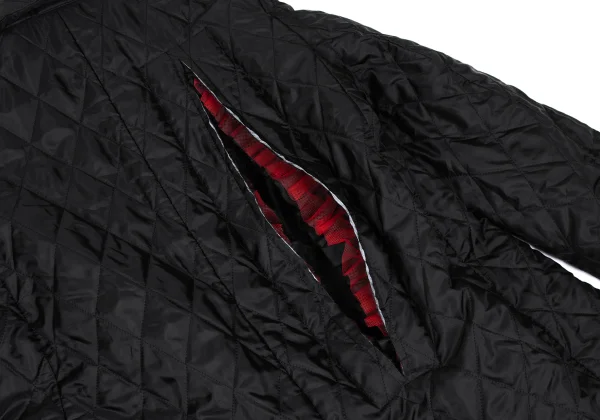 COMME des GARCONS Tulle Ruffle Layered Quilted Long Jacket K-166614_016