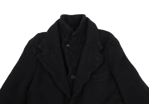 COMME des GARCONS HOMME PLUS Wool Nylon Fulling Layered Jacket K-166616_005