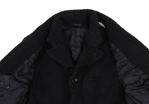 COMME des GARCONS HOMME PLUS Wool Nylon Fulling Layered Jacket K-166616_012