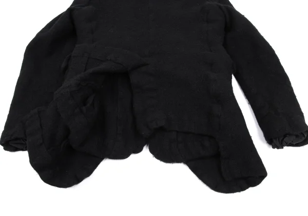 COMME des GARCONS HOMME PLUS Wool Nylon Fulling Layered Jacket K-166616_017