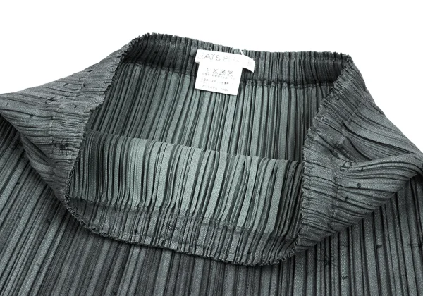 PLEATS PLEASE Floral Print Mesh Layered Skirt K-166619_004