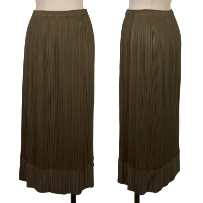 PLEATS PLEASE Folded Hem Pleats Skirt