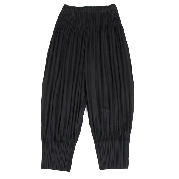 PLEATS PLEASE Pleated Pants Black 3 K-166625_001
