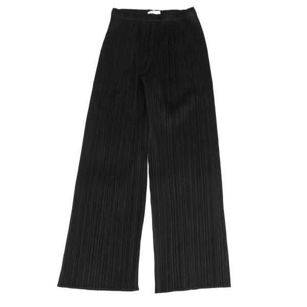 PLEATS PLEASE Pleated Wide Pants Black 1 K-166626_001