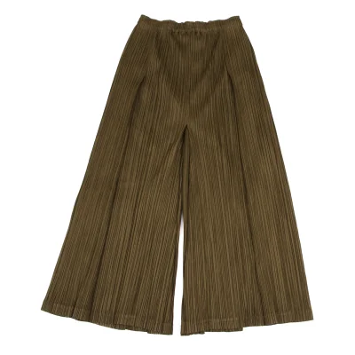 PLEATS PLEASE Tuck Pleated Hakama Pants 