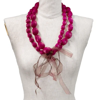 Unbranded Organza Ball Necklace