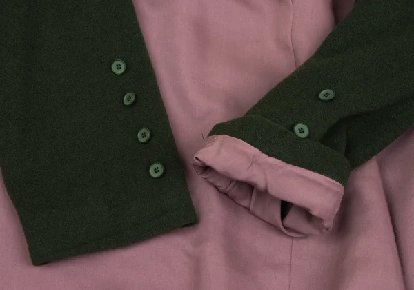 Sybilla Melton Wool Long Cloak Jacket K-166639_008