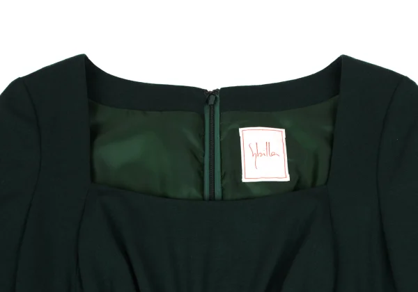 Sybilla Square-neck Short Sleeve Dress K-166641_004