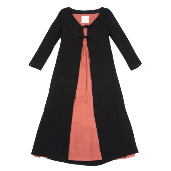 Sybilla Acetate Rayon Buttonless Long Cardigan K-166642_002