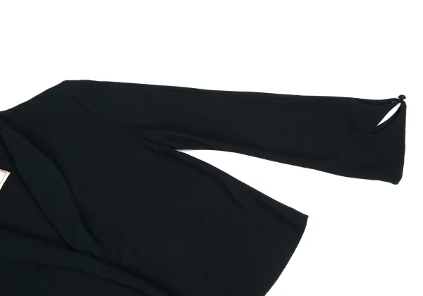 Sybilla Floral Cutting Sleeve Buttonless Cardigan K-166644_005