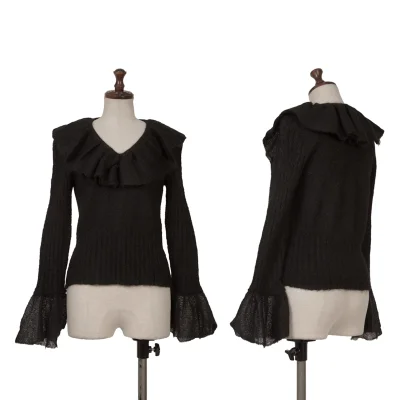 Sybilla Mohair Blend Frill Knit