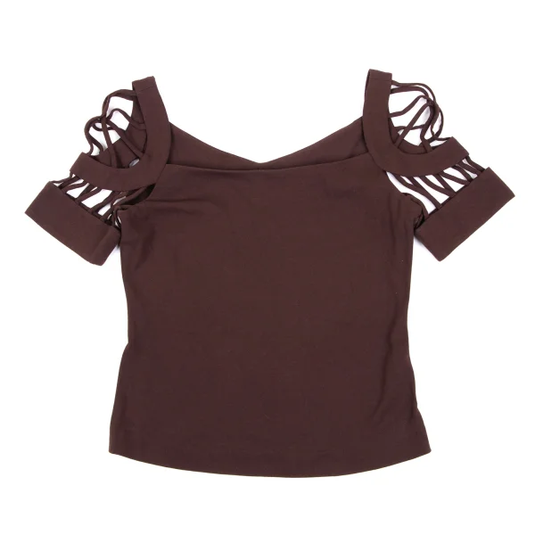 Sybilla Cotton Cutting Sleeve Top K-166649_002