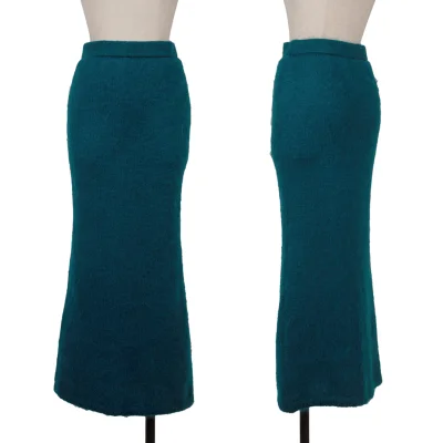 Sybilla Wool Nylon Brushed Knit Skirt