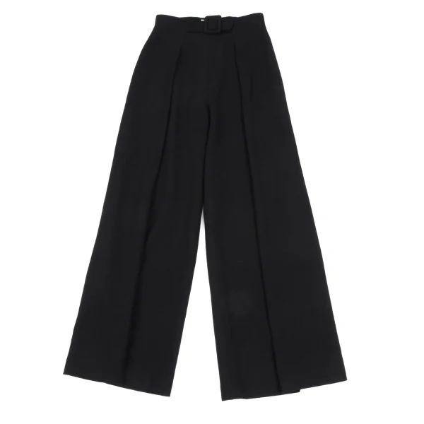 Sybilla Wool Belted Wide Pants Black 63-90 K-166653_001