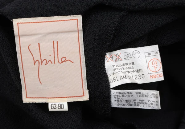 Sybilla Wool Belted Wide Pants K-166653_011