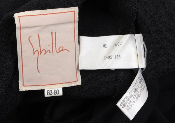 Sybilla Wool Belted Wide Pants K-166653_012