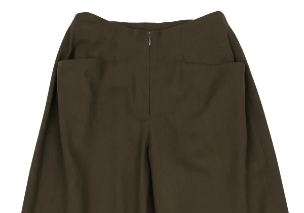 Sybilla Wool Blend Slash Pocket Wool Gabardine Pants K-166654_002