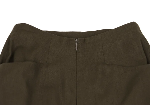 Sybilla Wool Blend Slash Pocket Wool Gabardine Pants K-166654_003