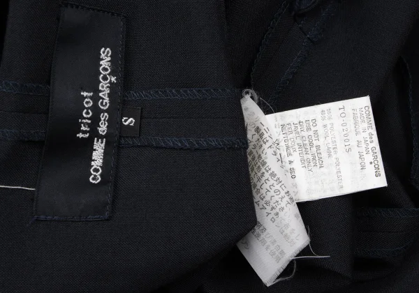 tricot COMME des GARCONS Poly Wool Double Button Pullover Dress K-166656_016