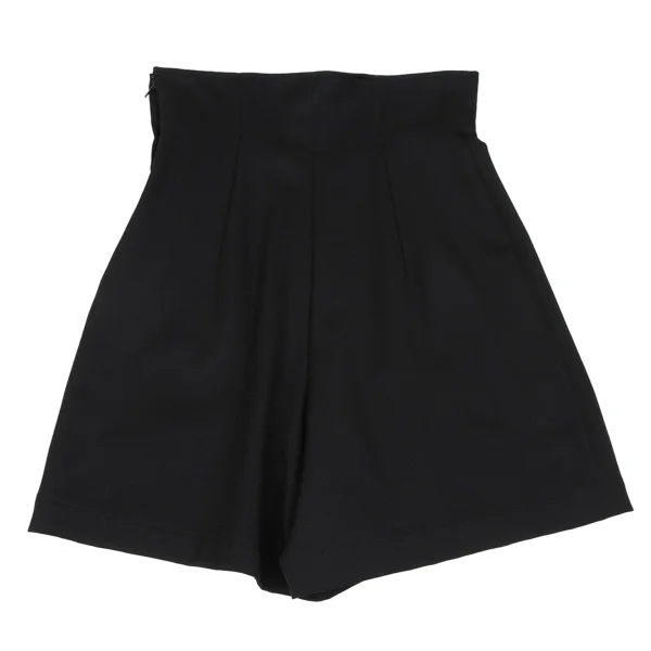 tricot COMME des GARCONS Wool Gabardine High Waist Shorts K-166658_006