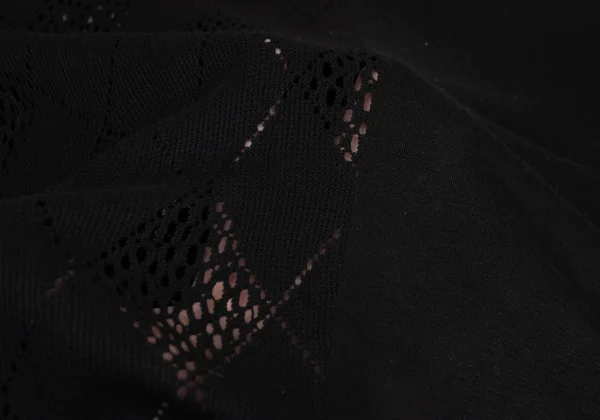 Y's Diamond Mesh Asymmetrical Top K-166660_014