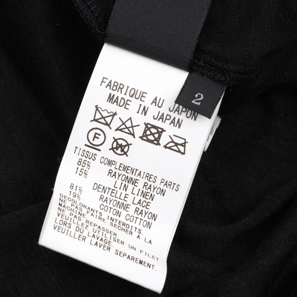 Y's Diamond Mesh Asymmetrical Top K-166660_016