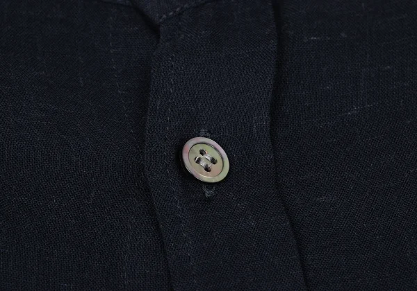 Y's Rayon Linen Flap Pocket Band Collar Shirt K-166661_005