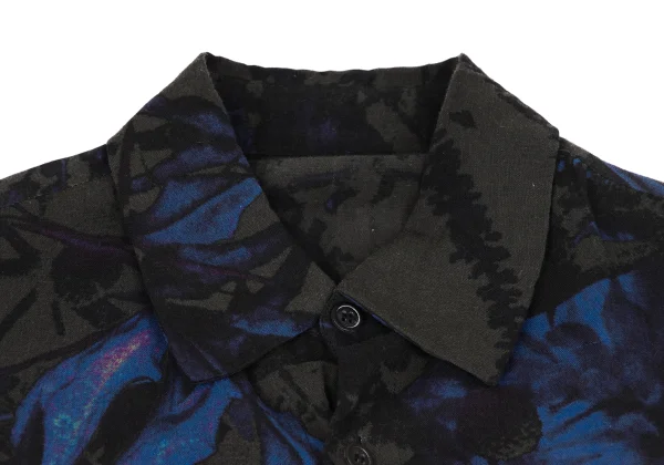 Y's Floral Print Double Front Button Blouse K-166662_004