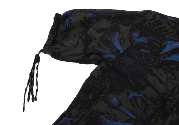 Y's Floral Print Double Front Button Blouse K-166662_006