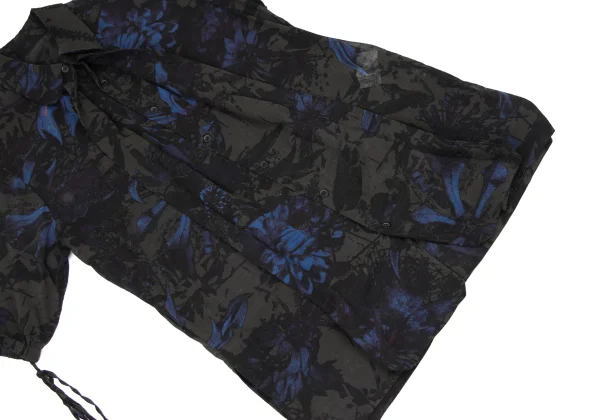 Y's Floral Print Double Front Button Blouse K-166662_010