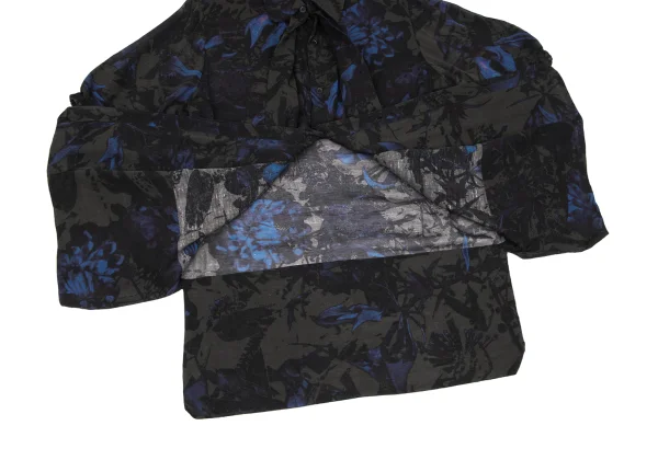 Y's Floral Print Double Front Button Blouse K-166662_011