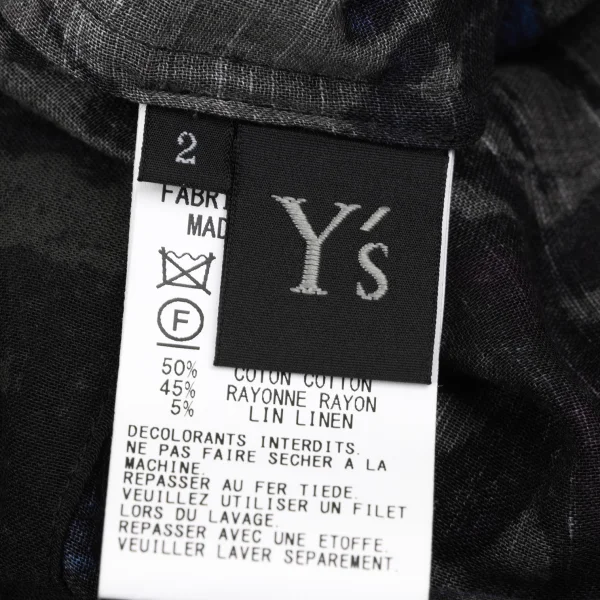 Y's Floral Print Double Front Button Blouse K-166662_018