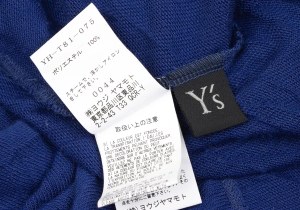 Y's Wrinkled Short Sleeve Knit Sweater K-166663_012