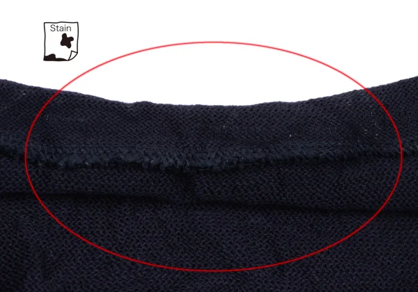 Y's Cotton Blended Logo Jacquard Short Sleeve Knit Top K-166664_005