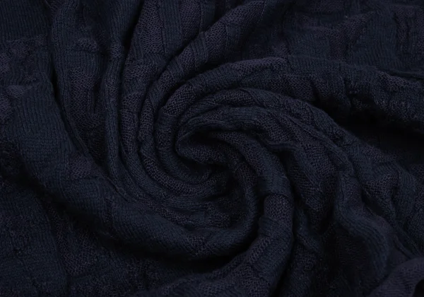 Y's Cotton Blended Logo Jacquard Short Sleeve Knit Top K-166664_011