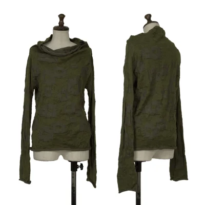 Y's Floral Jacquard Knit Sweater