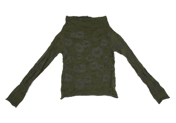 Y's Floral Jacquard Knit Sweater K-166665_002