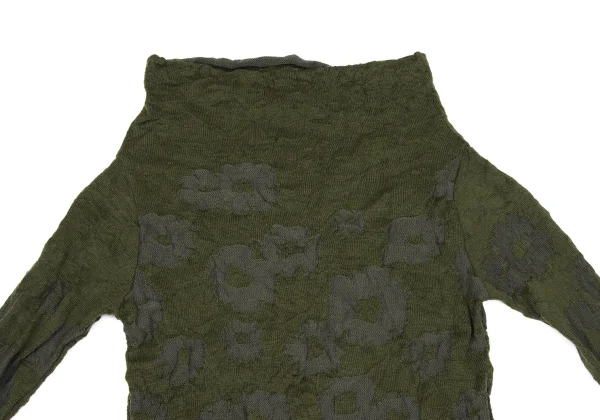 Y's Floral Jacquard Knit Sweater K-166665_003