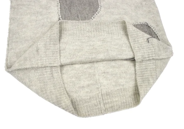 Y's Patch Design Long Knit Sweater K-166670_011