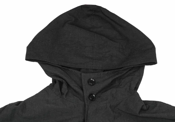 Y's Linen Blended Cotton Hooded Shirt Dress K-166672_004