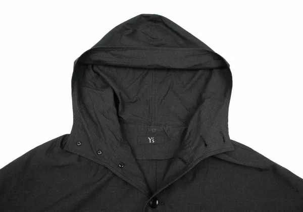 Y's Linen Blended Cotton Hooded Shirt Dress K-166672_007