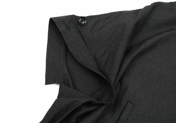 Y's Linen Blended Cotton Hooded Shirt Dress K-166672_011