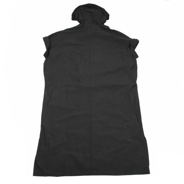 Y's Linen Blended Cotton Hooded Shirt Dress K-166672_015