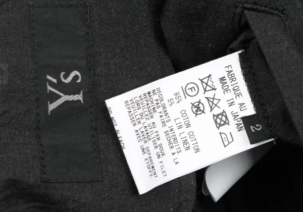 Y's Linen Blended Cotton Hooded Shirt Dress K-166672_017