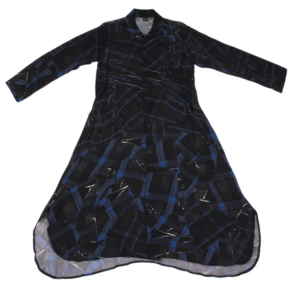 Y's Geometric Printed Shirt Dress K-166673_002